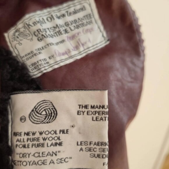 Shearling Coat, Knights of New Zealand Sheepskin Overcoat, rugged minimalist sL - Picture 2 of 15